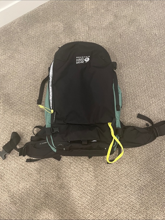 Mountain Hardwear Other - Mountain Hardwear Black Backpack with Teal Panels and Yellow Accents